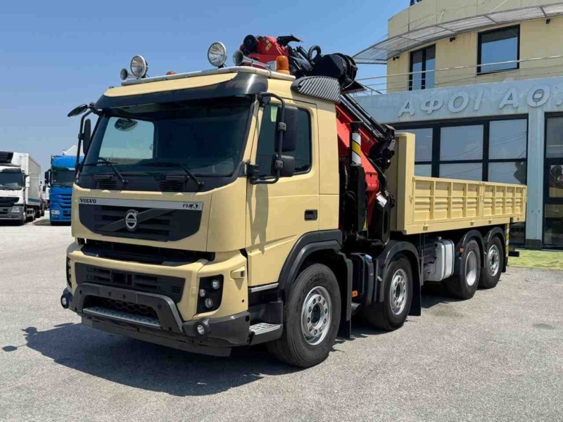 VOLVO FM 380 8X2 /ΜΕ ΓΕΡΑΝΟ ΡΚ 34002 SH E και FLY JIP PJ 060E /  EURO 5G