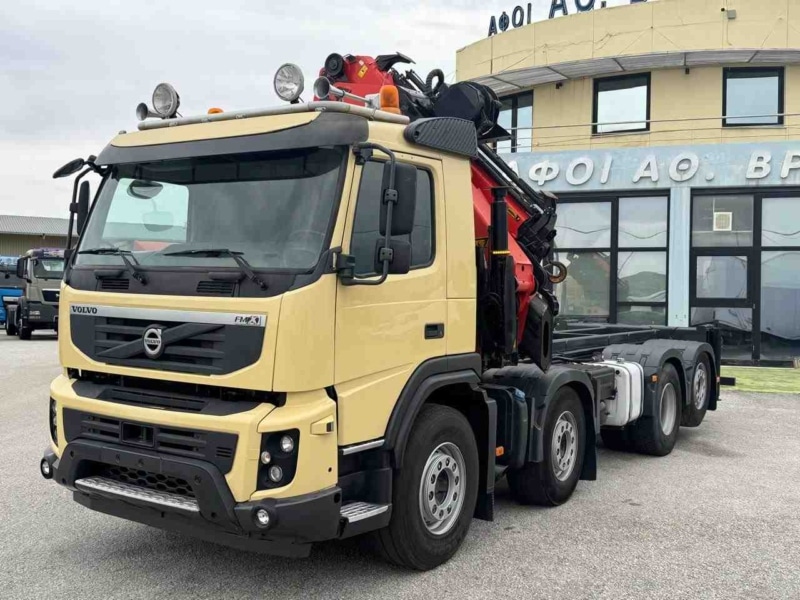 VOLVO FM 380 8X2 /ΜΕ ΓΕΡΑΝΟ ΡΚ 34002 SH E και FLY JIP PJ 060E /  EURO 5G