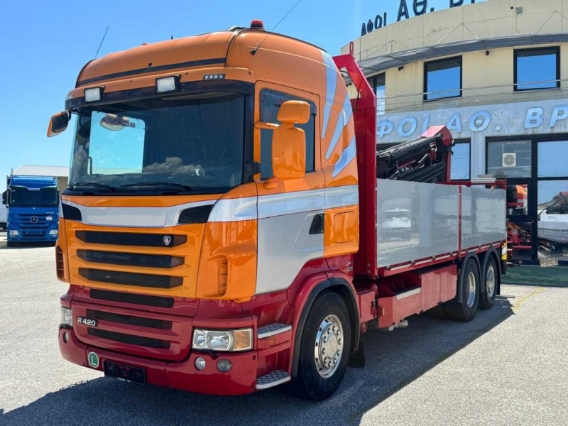 SCANIA R 420 6X2 / EURO 5 / ΜΕ ΓΕΡΑΝΟ ΚΑΙ FLY-JIP