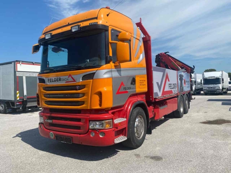 SCANIA R 420 6X2 / EURO 5 / ΜΕ ΓΕΡΑΝΟ ΚΑΙ FLY-JIP